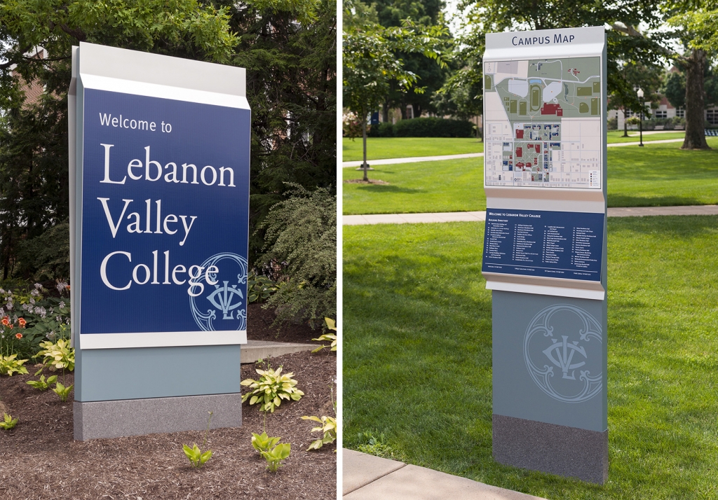 Lebanon Valley College’s new sign system