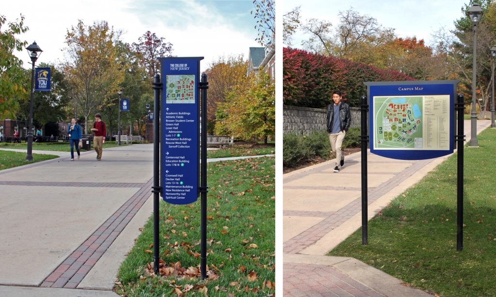 Installation updates for TCNJ’s sign system