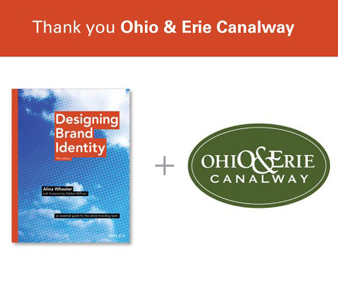 Ohio & Erie Canalway featured in Designing Brand Identity