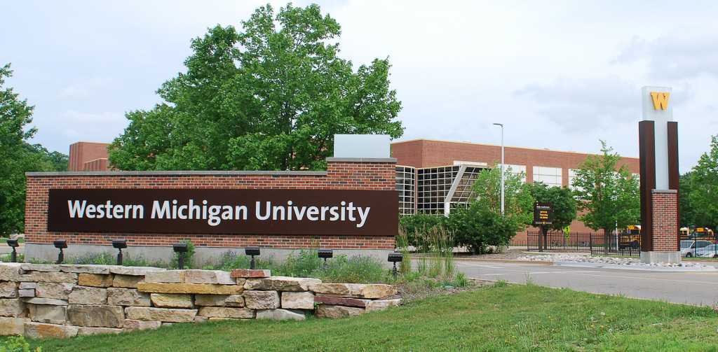 A new signage system strengthens WMU’s picturesque campus