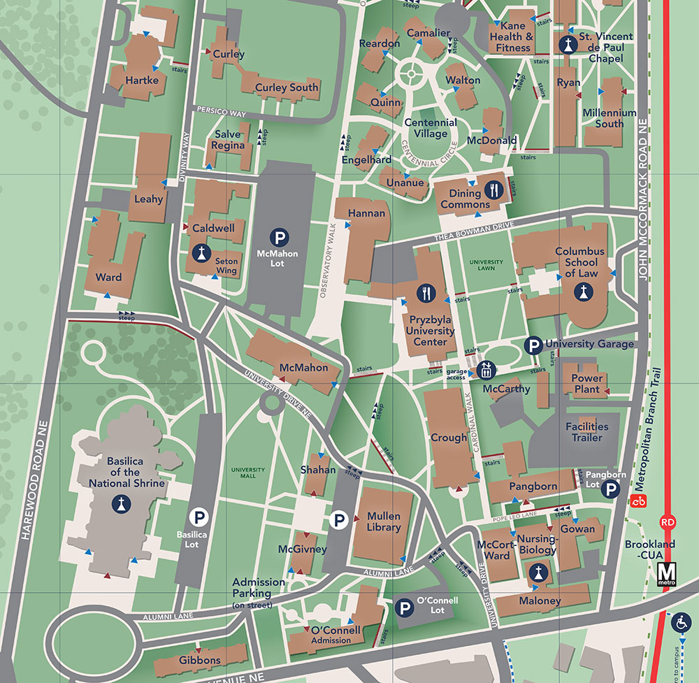 Cua Campus Map