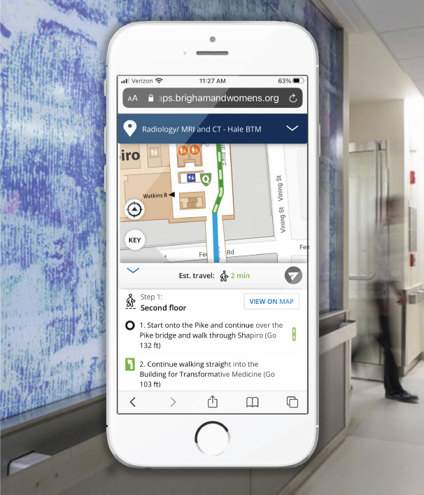 Brigham and Women’s Digital Wayfinding