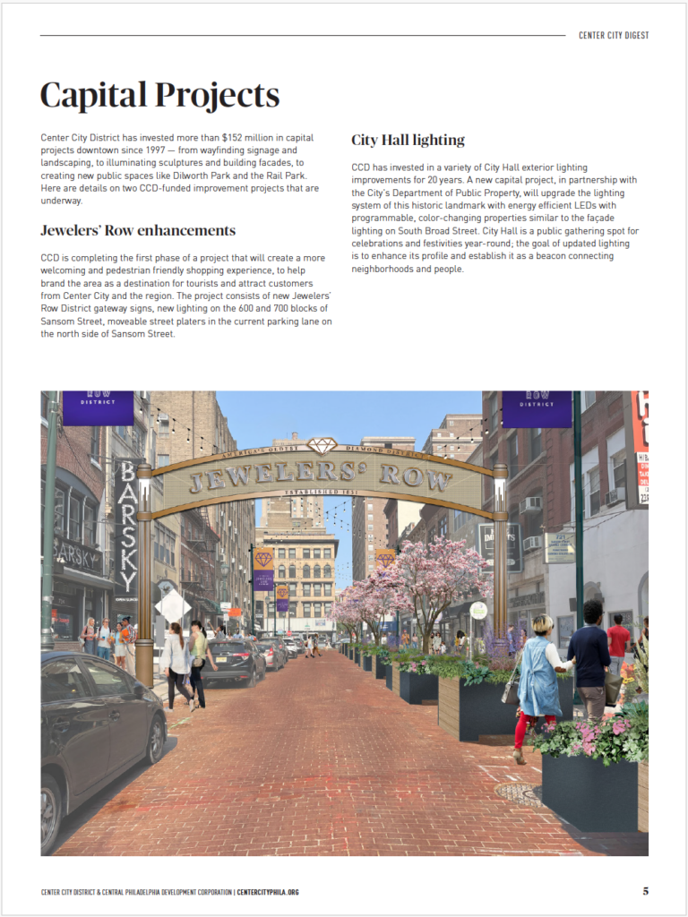 CG designs new gateway signage for Philadelphia’s historic Jewelers’ Row