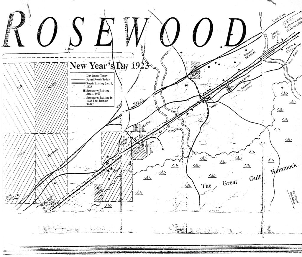 Interpretive signage for Rosewood Museum’s Historical Improvement Project