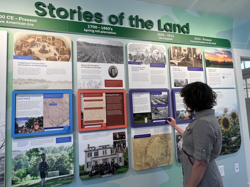 Interpretive displays for Dix Park’s Gatekeepers House